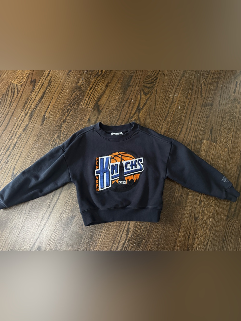Kith Kids  Black Knicks Basketball Sweatshirt